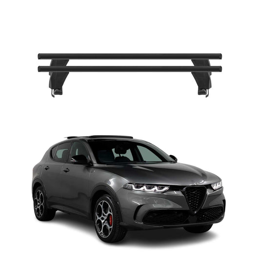 2023-2024 Alfa Romeo Tonale Roof Rack Cross Bars Black