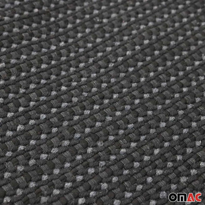 Lincoln Antiperspirant Front Seat Cover Pads Black Grey 2 Pcs