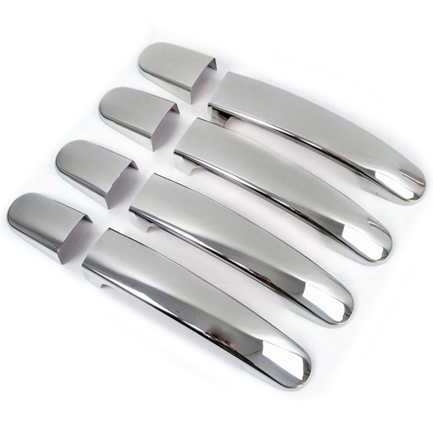 OMAC Car Door Handle Cover Protector for Ford Transit 250 2015-2024 Steel 8 Pcs U005909