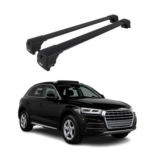 2018-2025 Audi Q5 Roof Rack Cross Bars Black