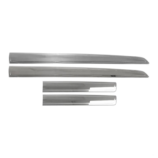 2016-2021 Mazda CX-3 Side Door Molding Trim Skirt Garnish Stainless Steel Silver 4 Pcs