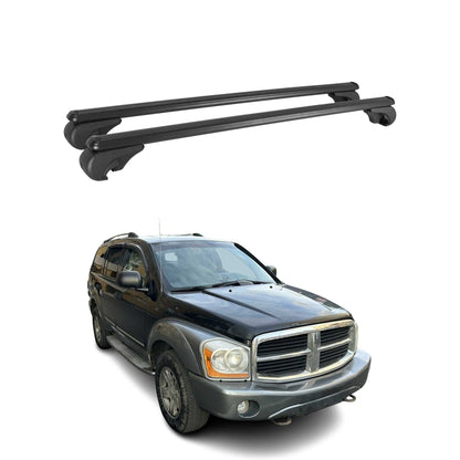2007-2009 Dodge Durango Roof Rack Cross Bars Black