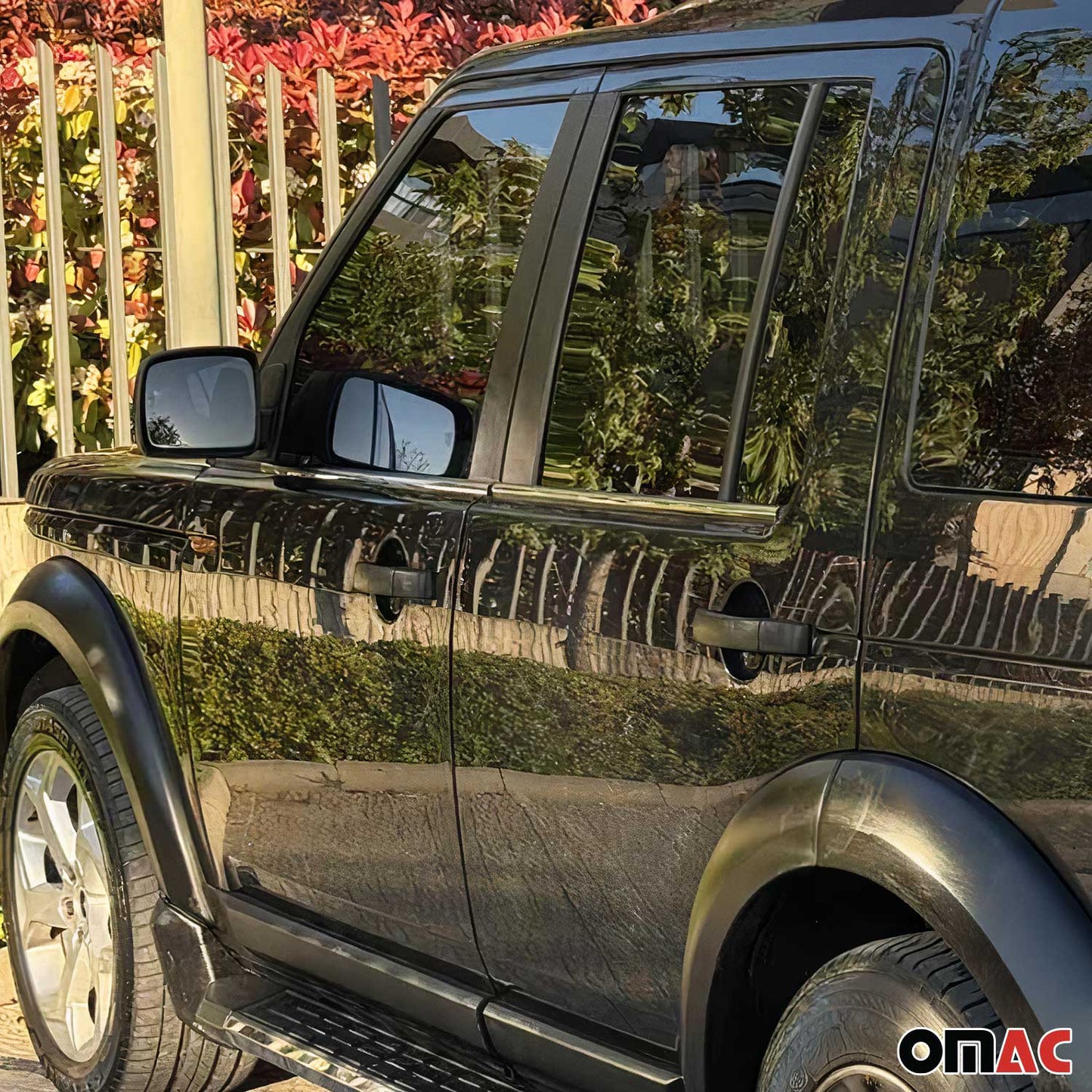 2005-2009 Land Rover LR3 Window Molding Trim Streamer Stainless Steel 4x