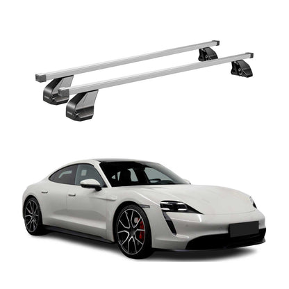 2020-2025 Porsche Taycan Roof Rack Cross Bars Silver