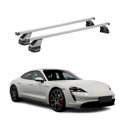 2020-2025 Porsche Taycan Roof Rack Cross Bars Silver