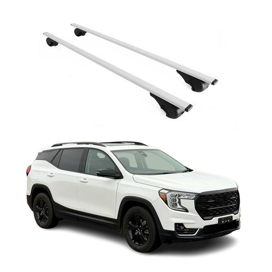 2018-2024 GMC Terrain / Terrain Denali Roof Rack Cross Bars Silver