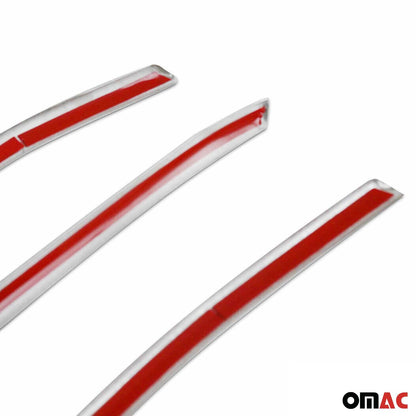 2021-2025 Ford Transit Front Bumper Grill Trim Molding Stainless Steel Silver 4 Pcs