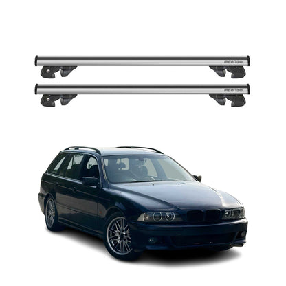 1997-2003 BMW 5 Series E39 Wagon Roof Rack Cross Bars Silver