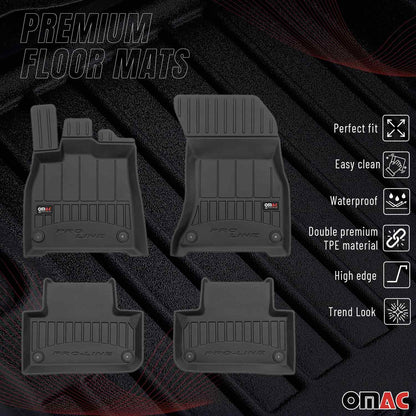 2018-2025 Audi Q5 / SQ5 (Typ FY) Premium Floor Mats Liners Full Set All Weather Heavy Duty