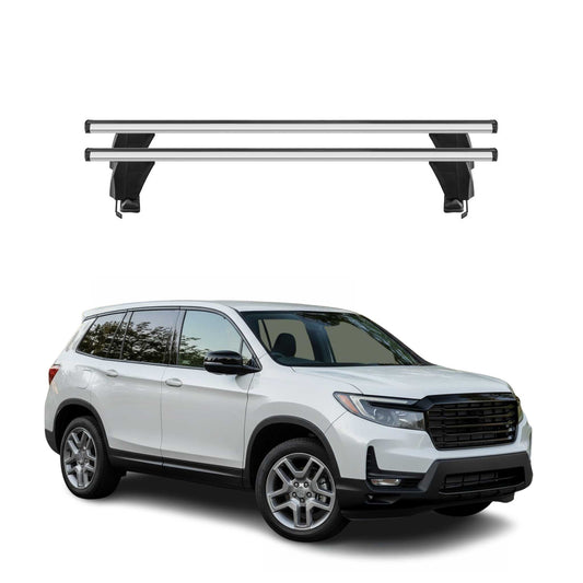 2019-2025 Honda Passport Roof Rack Cross Bars Silver