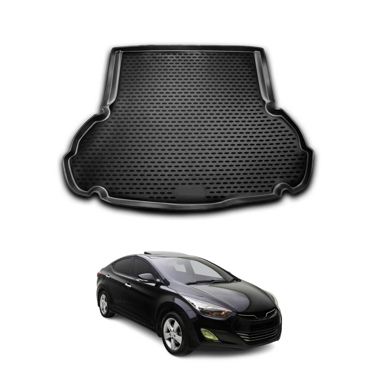 2011-2013 Hyundai Elantra Cargo Liner Trunk Mat All Weather Black