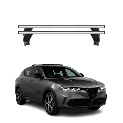 2023-2024 Alfa Romeo Tonale Roof Rack Cross Bars Silver
