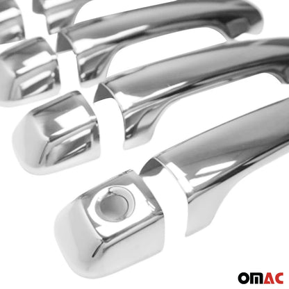 2016-2021 Toyota Land Cruiser Car Door Handle Cover Protector Stainless Steel 8 Pcs