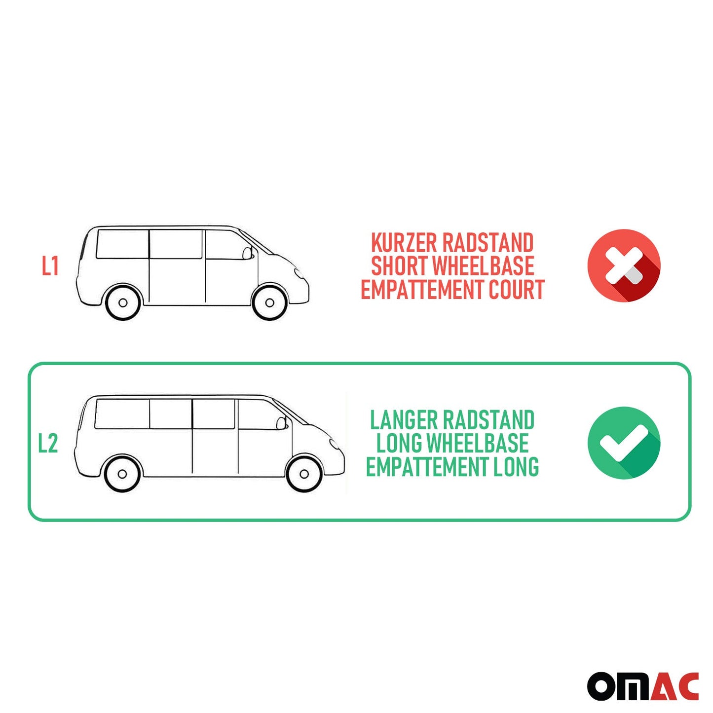 2014-2023 Ford Transit Connect XLT L2 Roof Rack Rails Side Rails Silver