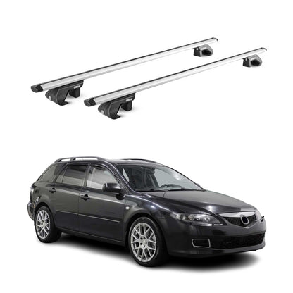 2003-2008 Mazda 6 Roof Rack Cross Bars Luggage Carrier 2 Pcs