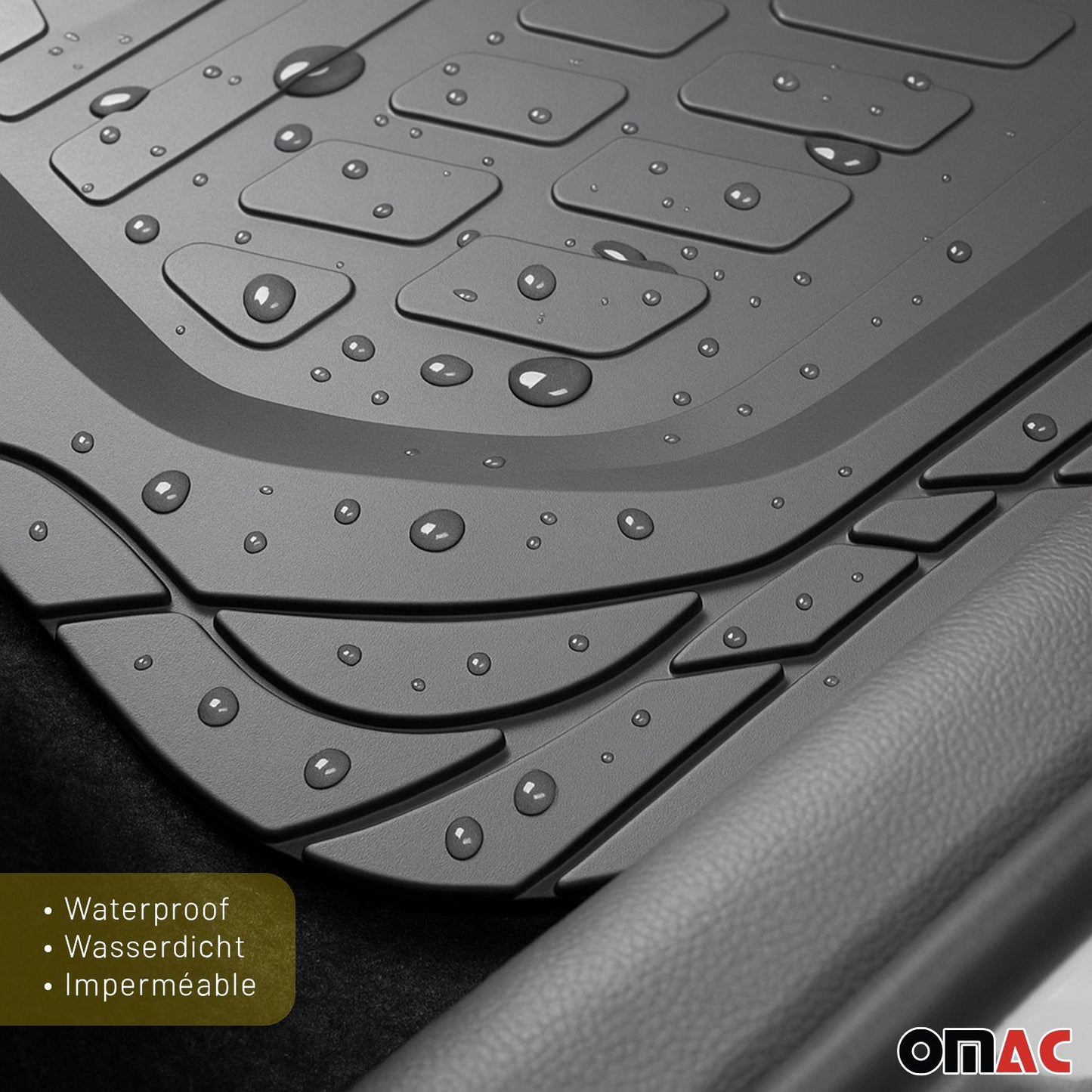 2023-2024 Alfa Romeo Tonale Semi-Custom fit Floor Mats Liner All Weather 3D Black Waterproof 4Pcs