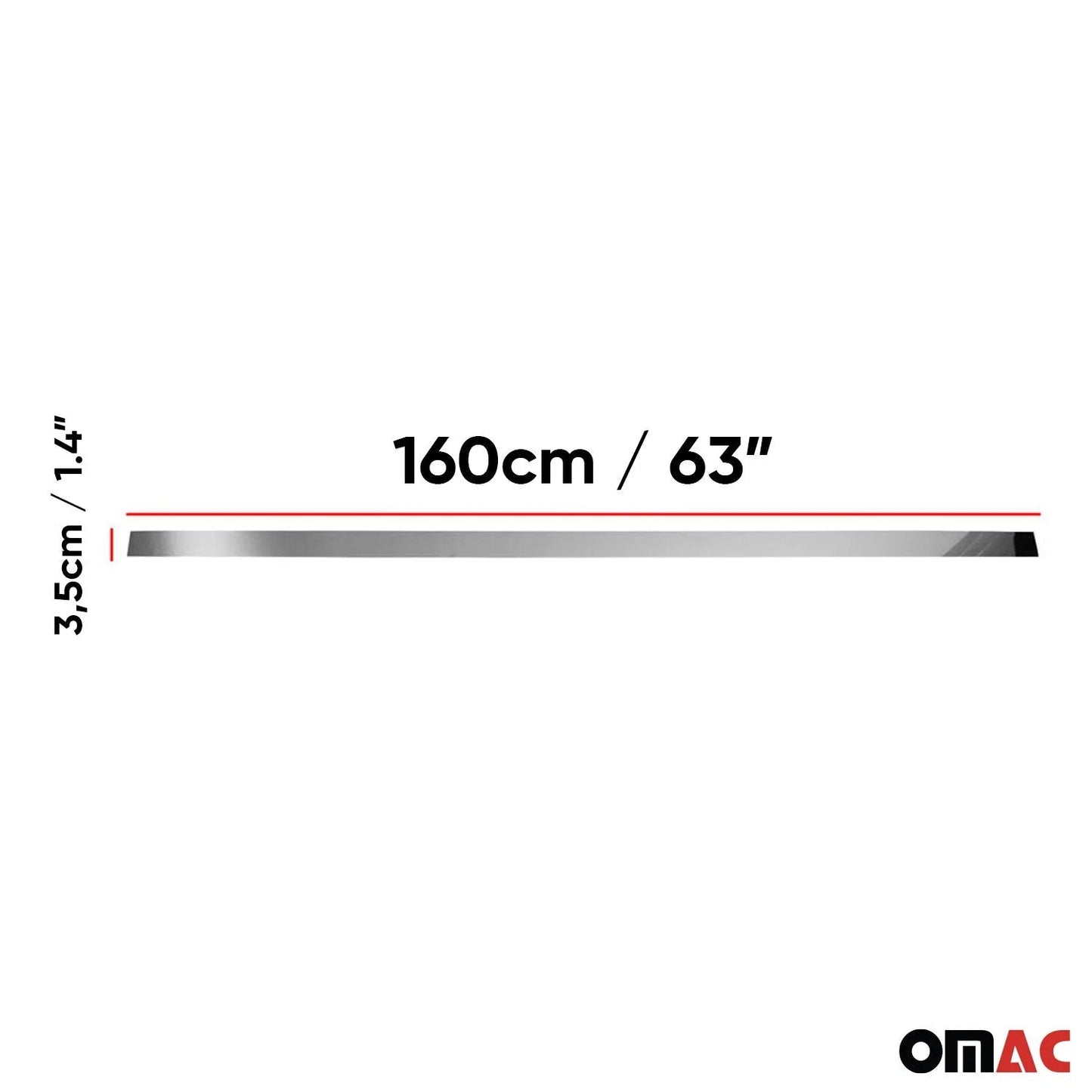 2014-2022 Land Rover Range Rover Sport Rear Trunk Molding Trim Stainless Steel Silver