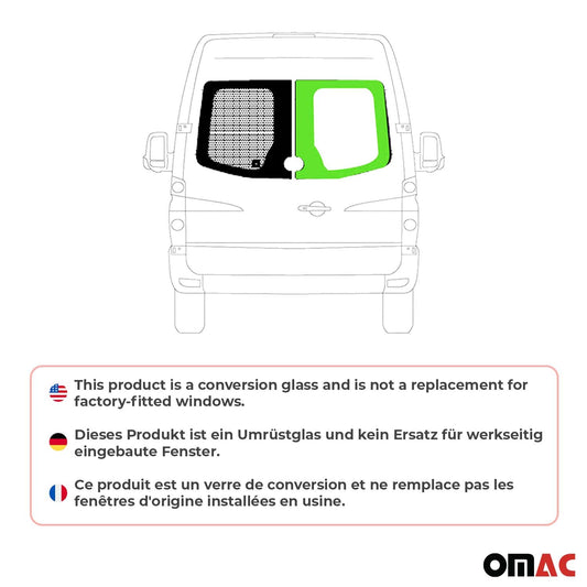 2010-2018 Mercedes Sprinter W906 Window Glass Right Barn Door Glass L1 L2 L3 L4