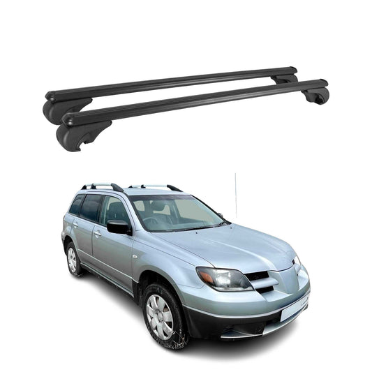 2003-2006 Mitsubishi Outlander Roof Rack Cross Bars Black