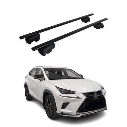 2015-2021 Lexus NX Roof Rack Cross Bars Black