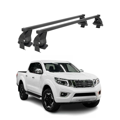 2016-2020 Nissan NP300 Navara Roof Rack Cross Bars Black