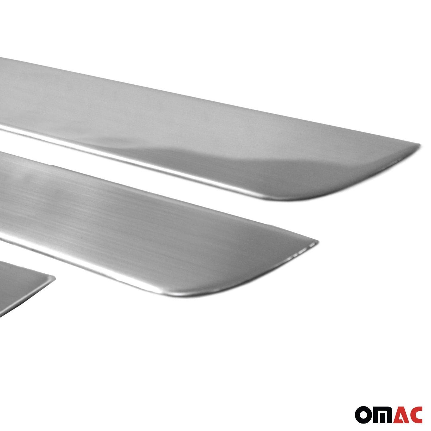 OMAC Door Sill Scuff Plate Scratch Protector for Kia Cee'd 2012-2018 Steel Silver 4x 4014091