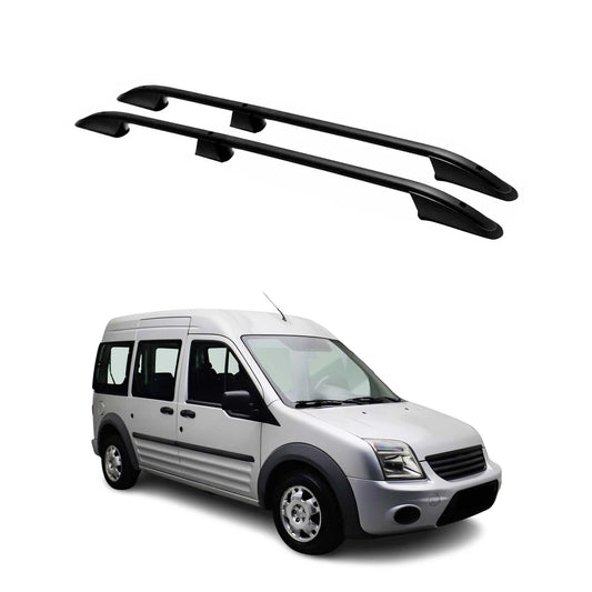 2010-2013 Ford Transit Connect Long Roof Rack Rails Side Rails Black