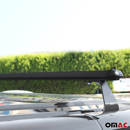 OMAC Trunk Bed Carrier Roof Racks Cross Bars for Honda CR-V 2017-2022 Alu Black 2x 3414920B