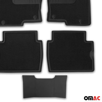 2017-2025 Mazda CX-5 Floor Mats Liners Full Set All Weather Black