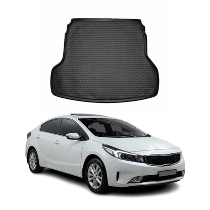 2019-2024 Kia Forte Cargo Liner Trunk Mat All Weather Black