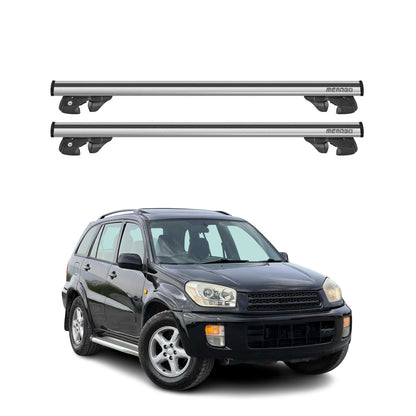 2001-2005 Toyota RAV4 Roof Rack Cross Bars Silver