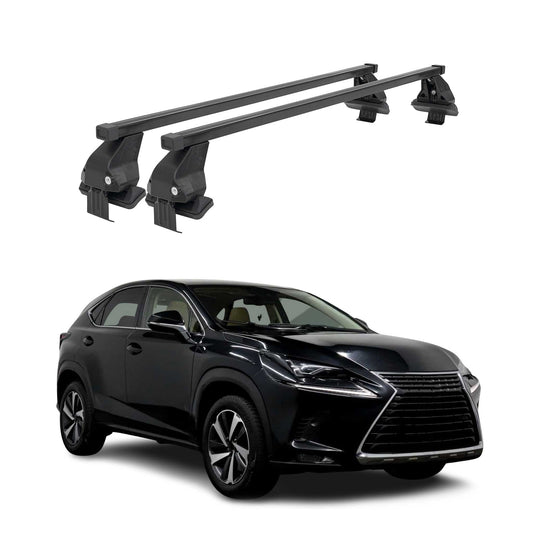 2015-2021 Lexus NX Roof Rack Cross Bars Black