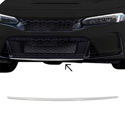 2019-2021 Honda Civic FL Sedan Front Bumper Grill Trim Molding Silver 1Pc Stainless Steel