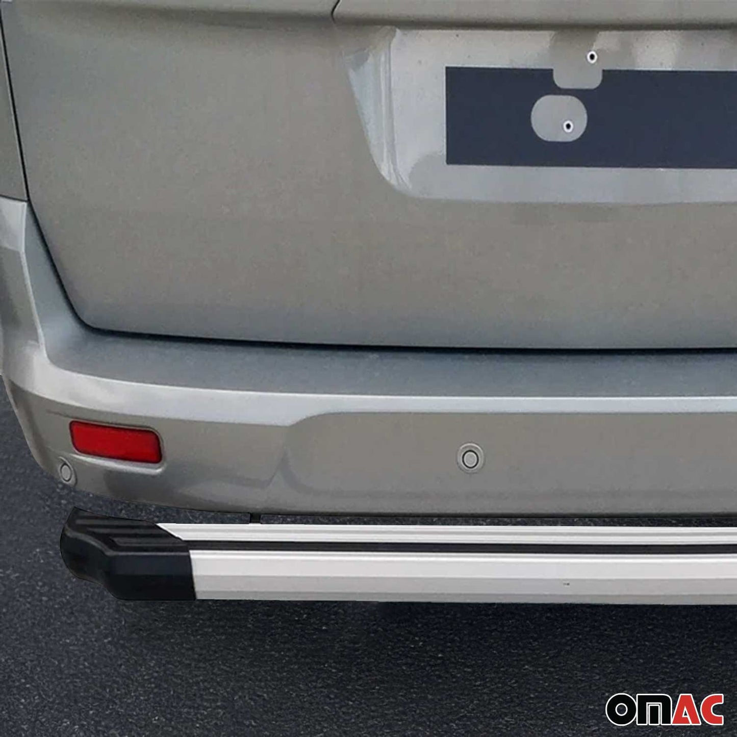 2002-2009 Ford Transit Connect Rear Bumper Step Guard Protector Silver 1 Pc