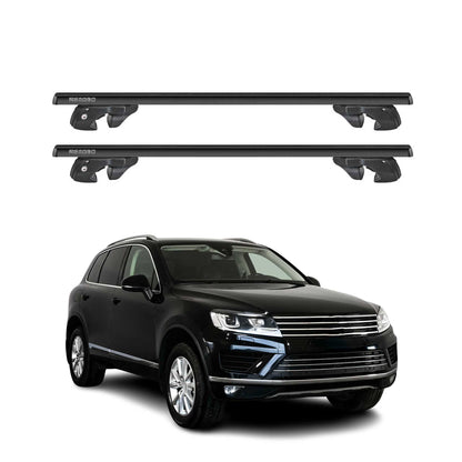 2015-2018 VW Touareg Roof Rack Cross Bars Black