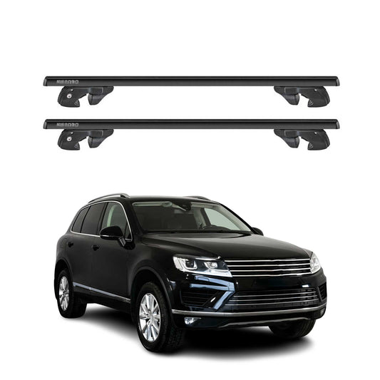 2015-2018 VW Touareg Roof Rack Cross Bars Black