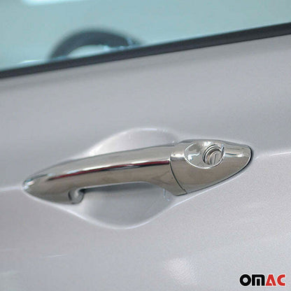 OMAC Car Door Handle Cover Protector for Hyundai Accent 2012-2017 Steel 8 Pcs 3214041