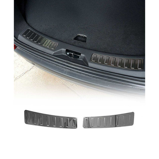 2015-2019 Land Rover Discovery Sport Trunk Sill Cover Bumper Guard Protector Stainless Steel Dark