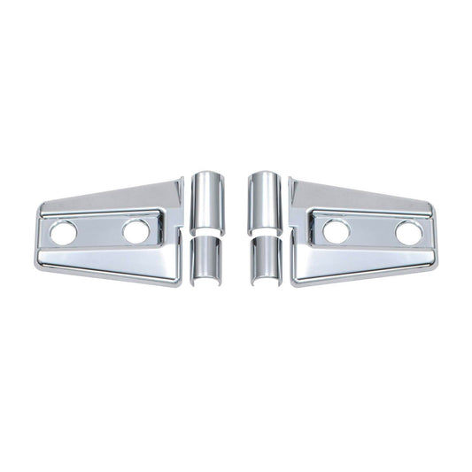 OMAC Door Hinge Cover for Jeep Wrangler 2007-2017 Silver 2Pcs ABS Chrome '1706162