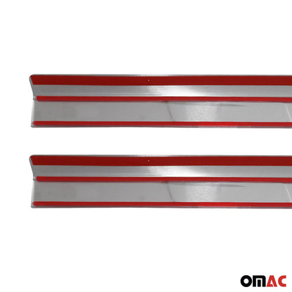 OMAC Door Sill Scuff Plate Scratch Protector for VW Tiguan 2009-2011 Exclusive Steel 7514092E