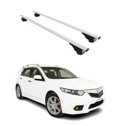 2011-2014 Acura TSX Sport Wagon Roof Rack Cross Bars Silver