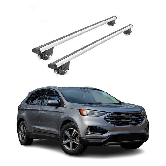 2015-2019 Ford Edge Roof Rack Cross Bars Silver