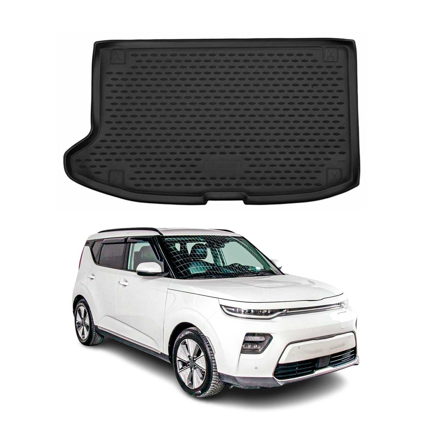 2020-2024 Kia Soul Cargo Liner Trunk Mat All Weather Black