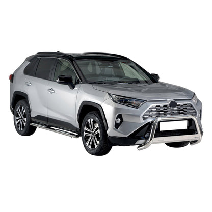 2019-2025 Toyota RAV4 Running Boards Side Steps Silver