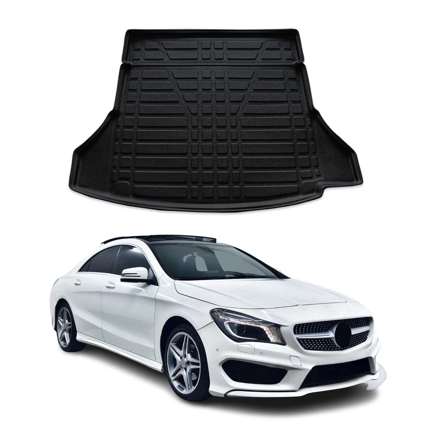 2013-2019 Mercedes CLA C117 Cargo Liner Trunk Mat All Weather Black