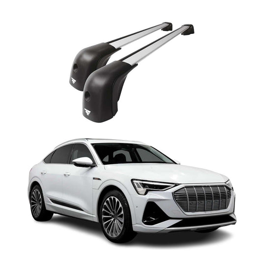2020-2023 Audi e-tron Sportback Roof Racks Cross Bars Silver