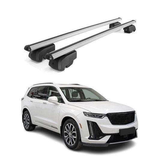 2020-2025 Cadillac XT6 Roof Rack Cross Bars Silver