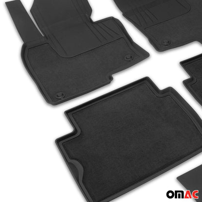 OMAC OMAC Floor Mats Liners fits Mazda CX-5 2017-2024 Black TPE All-Weather 4Pcs 4625IM444