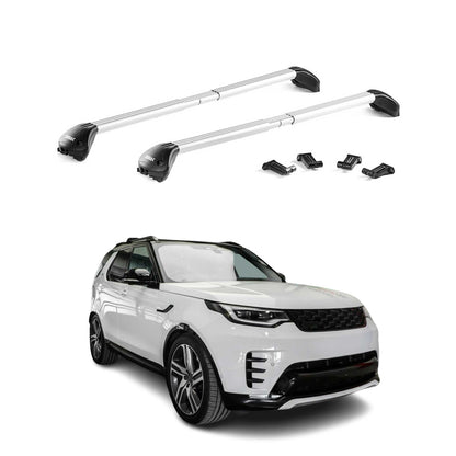 2017-2025 Land Rover Discovery Roof Rack Cross Bars Silver