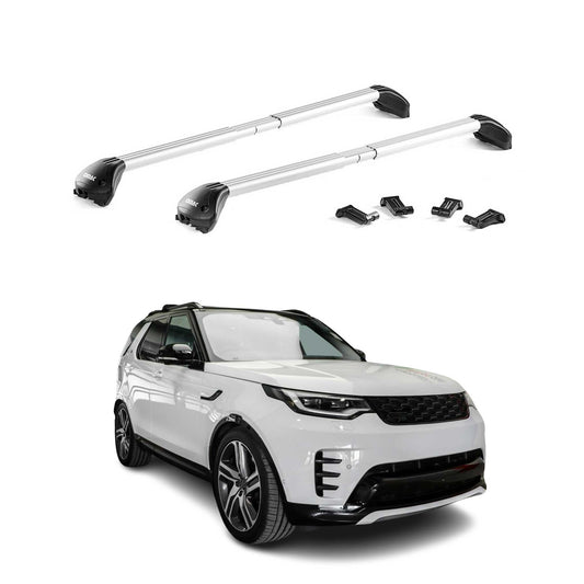 2017-2025 Land Rover Discovery Roof Rack Cross Bars Silver